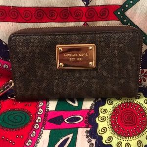 Michael Kors monogram wallet